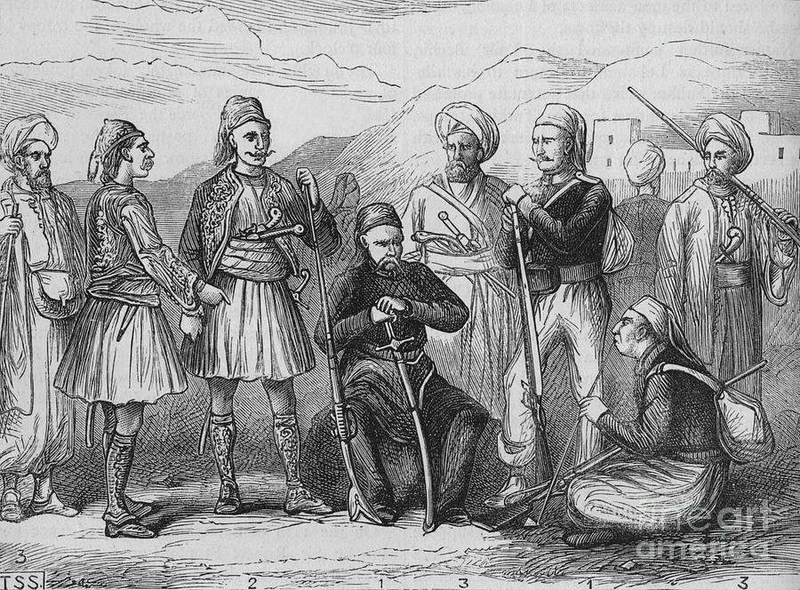 Group Of 1 Turks Drawing by Print Collector