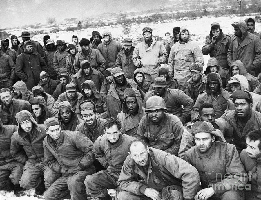 Group Of Captured American Soldiers Photograph by Bettmann