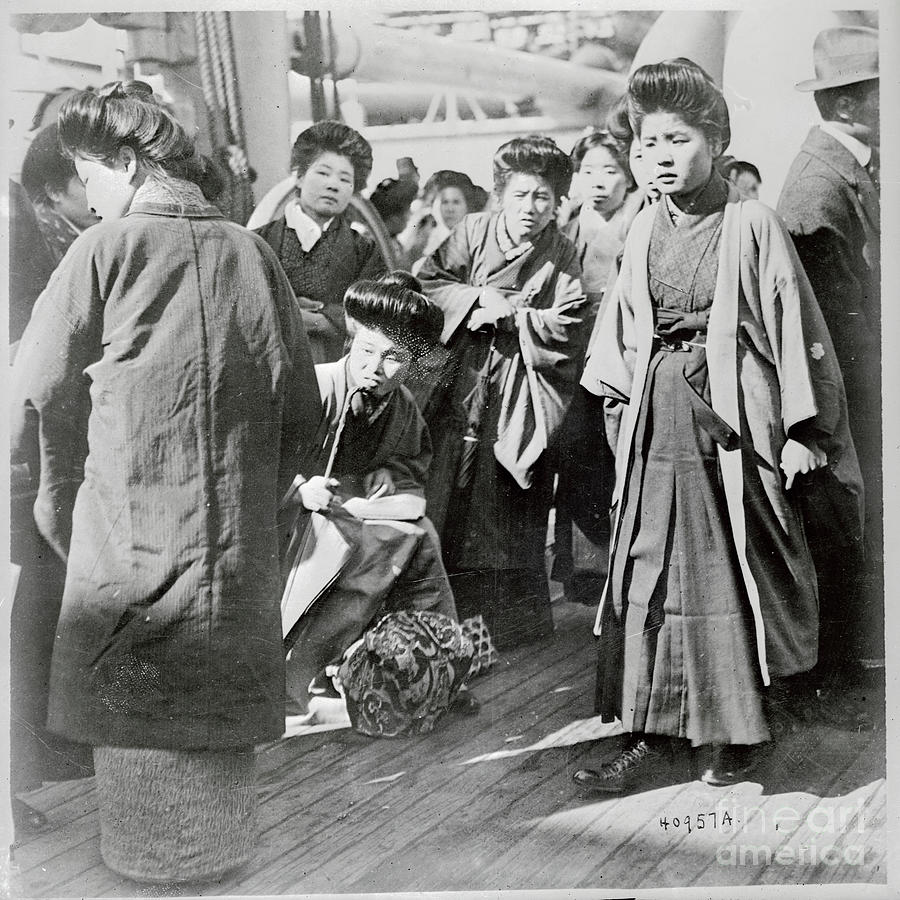 Group Of Japanese Brides Photograph by Bettmann