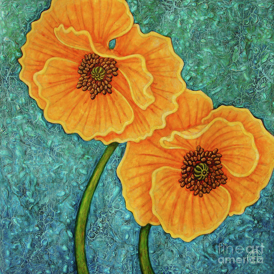 Growing Optimism Painting by Amy E Fraser