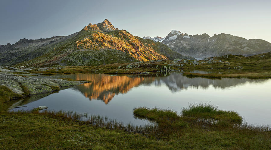 Gärstenhörner, Gross Furkahorn, Grimselpass, Urner Alpen, Berner ...