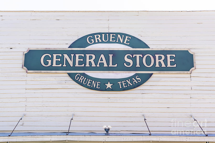 Vintage Photograph - Gruene Gereral Store by Bee Creek Photography - Tod and Cynthia