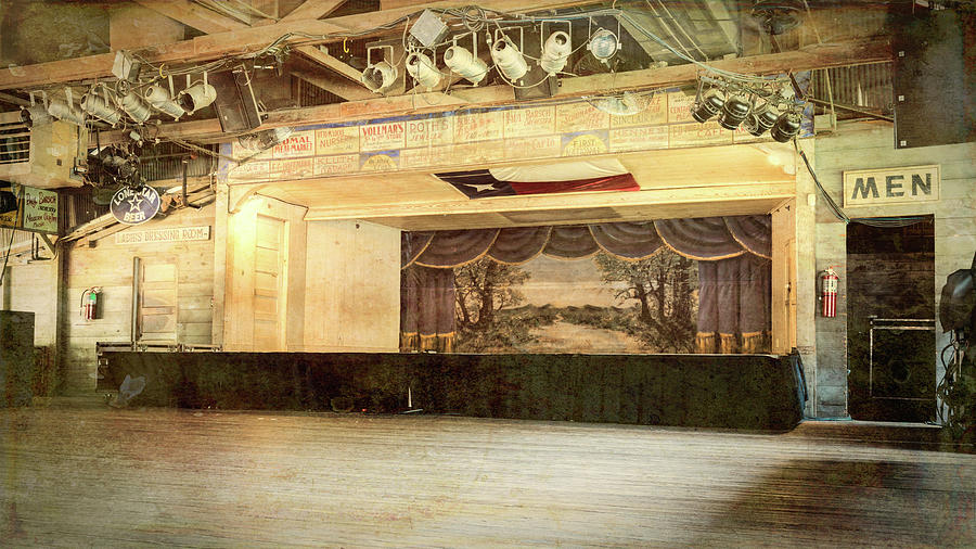 Gruene Photograph - Gruene Hall Texas Two-step by Stephen Stookey Gruene Photograph - Gruene Hall Texas Two-step by Stephen Stookey