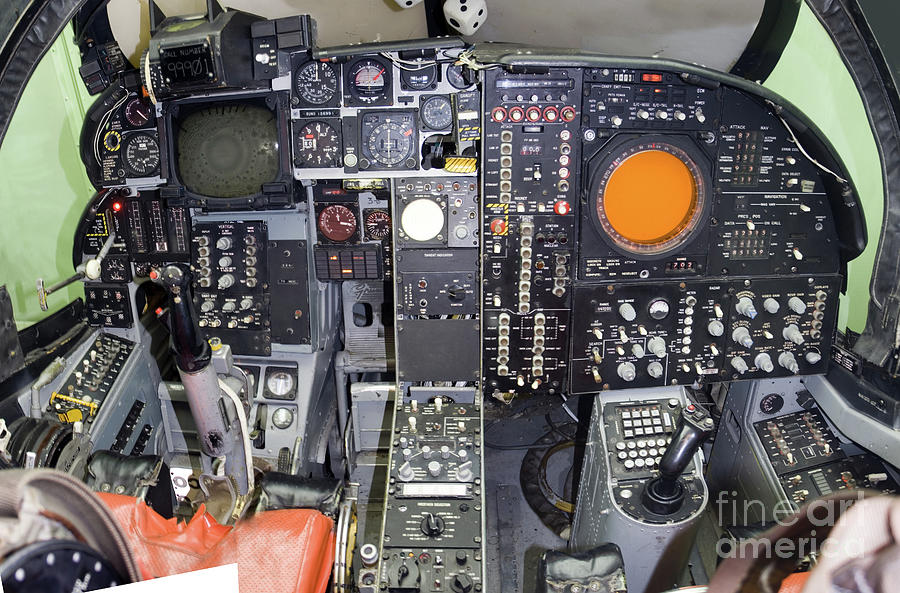 Grumman A-6A Intruder Cockpit Photograph by Wernher Krutein
