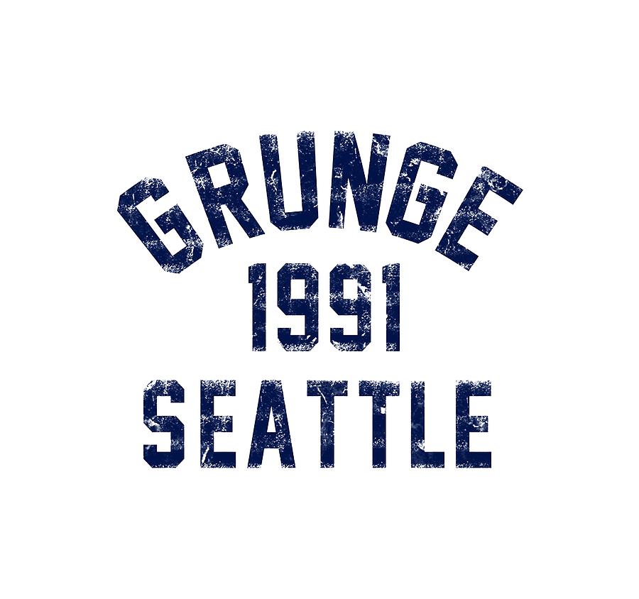 Grunge Seattle Digital Art by Serra Swan