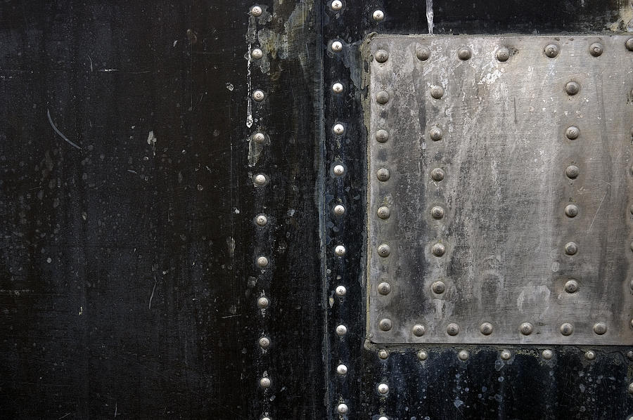 Grunge Texture With Rivets 5 Photograph by Scottkrycia