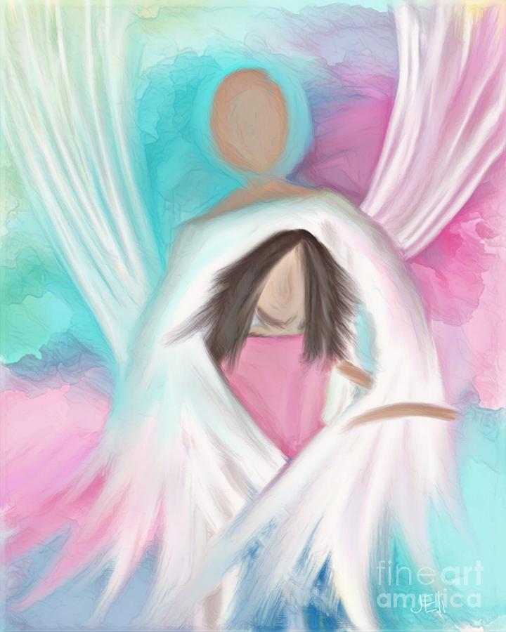 Guardian Angel Digital Art by Jessica Eli