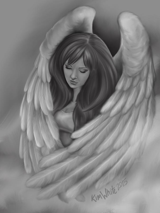 Guardian Angel Drawing Psychic Artist I Will Draw Your - Etsy