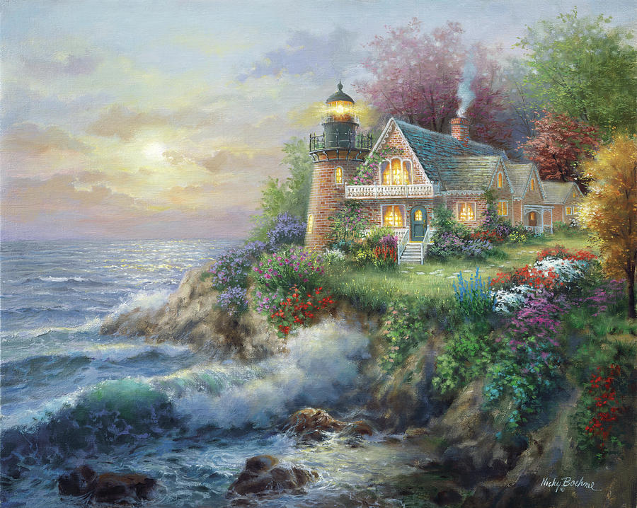 Guardian Of The Sea Painting - Guardian Of The Sea by Nicky Boehme