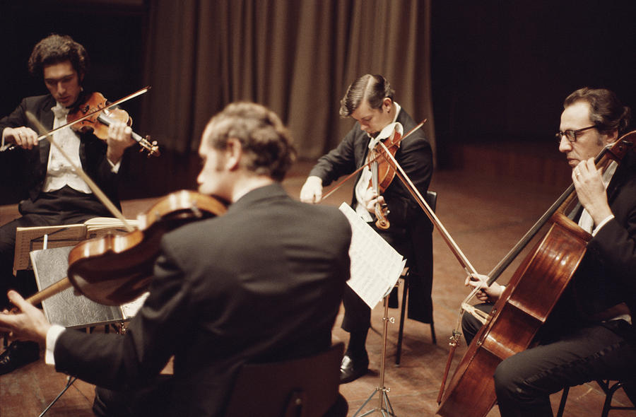 Guarneri Quartet Photograph by Erich Auerbach