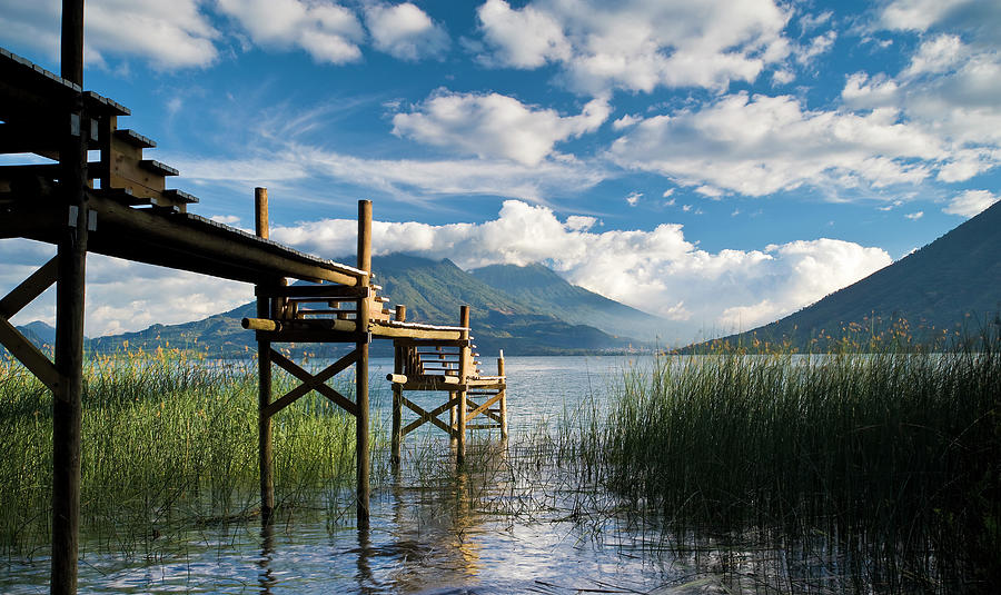 Guatemala, Lake Atitlan Digital Art by Ben Pipe