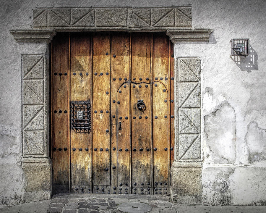 Guatemalan Door Photograph by Tom Reynen Guatemalan Door Photograph by Tom Reynen