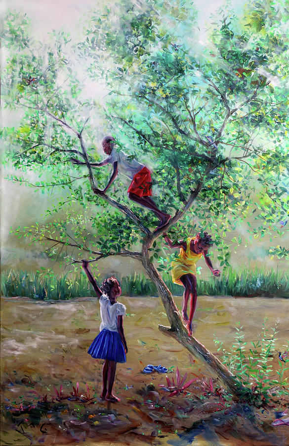 Guava Tree Painting by Jonathan Gladding