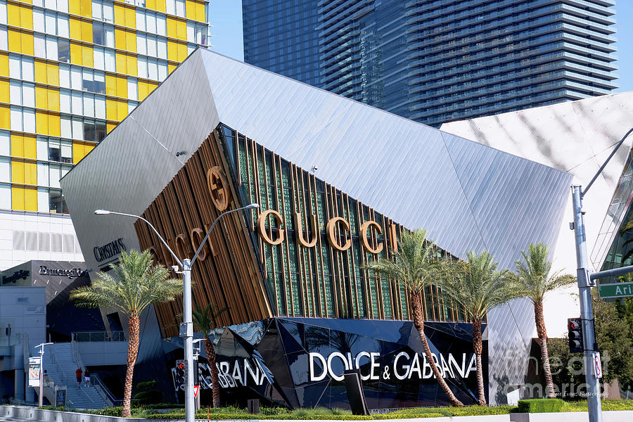 Las Vegas Photograph - Gucci Dolce and Gabana City Center Las Vegas by Aloha Art