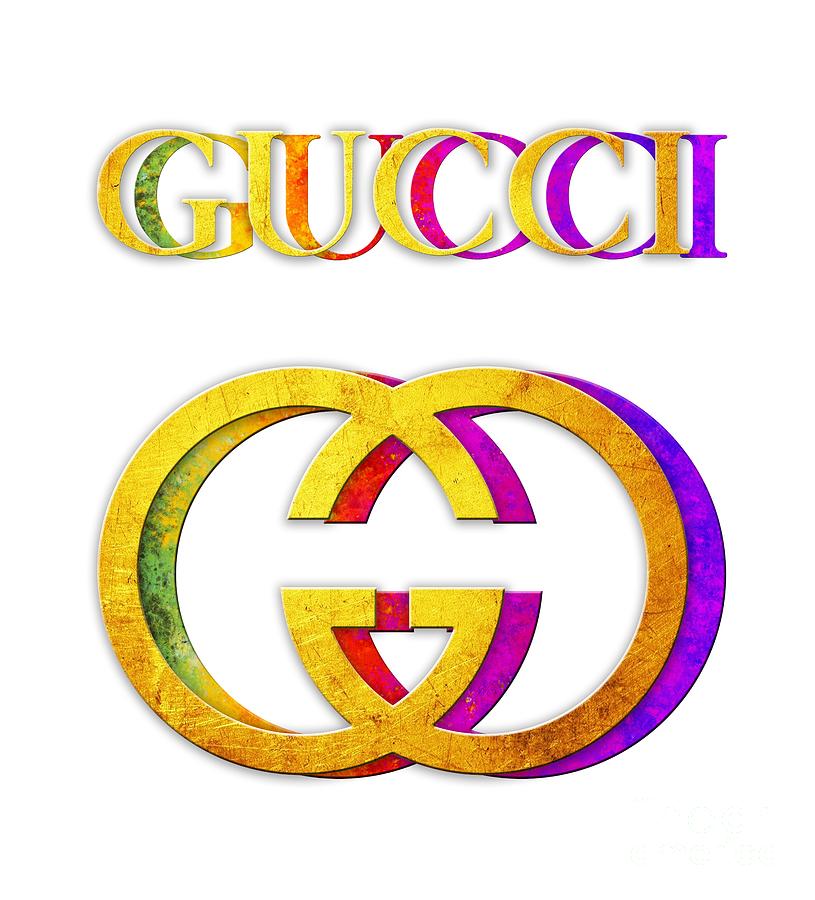 Gucci Logo - 107 Painting by Prar Kulasekara