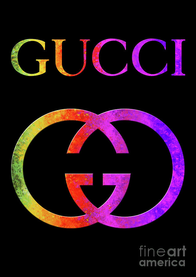 Gucci Logo - 14 Painting by Prar Kulasekara