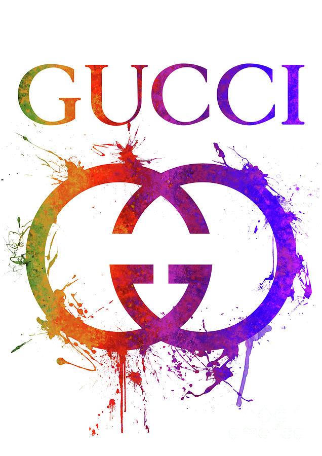 Gucci Logo - 74 Painting by Prar Kulasekara
