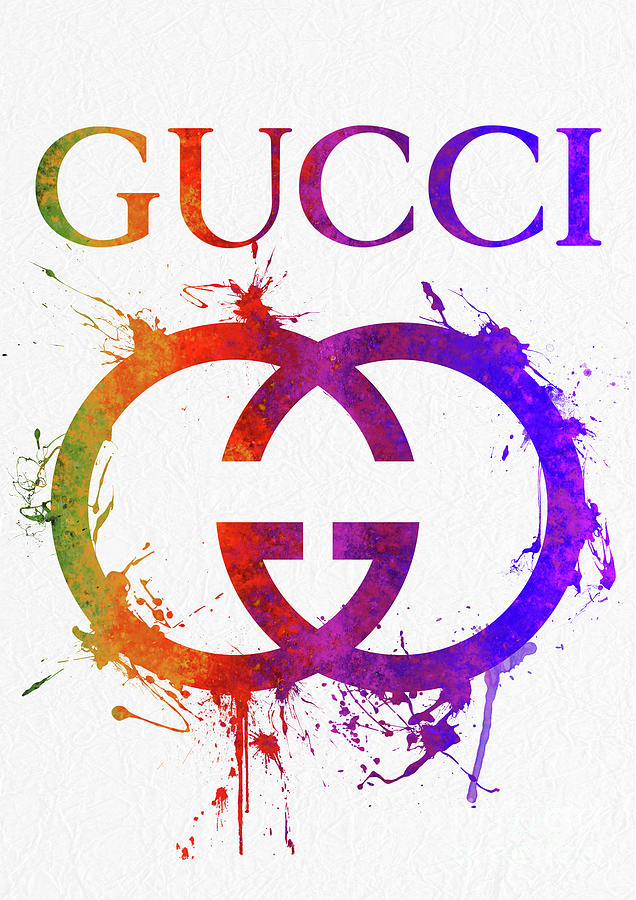 Gucci Logo - 75 Digital Art by Prar Kulasekara