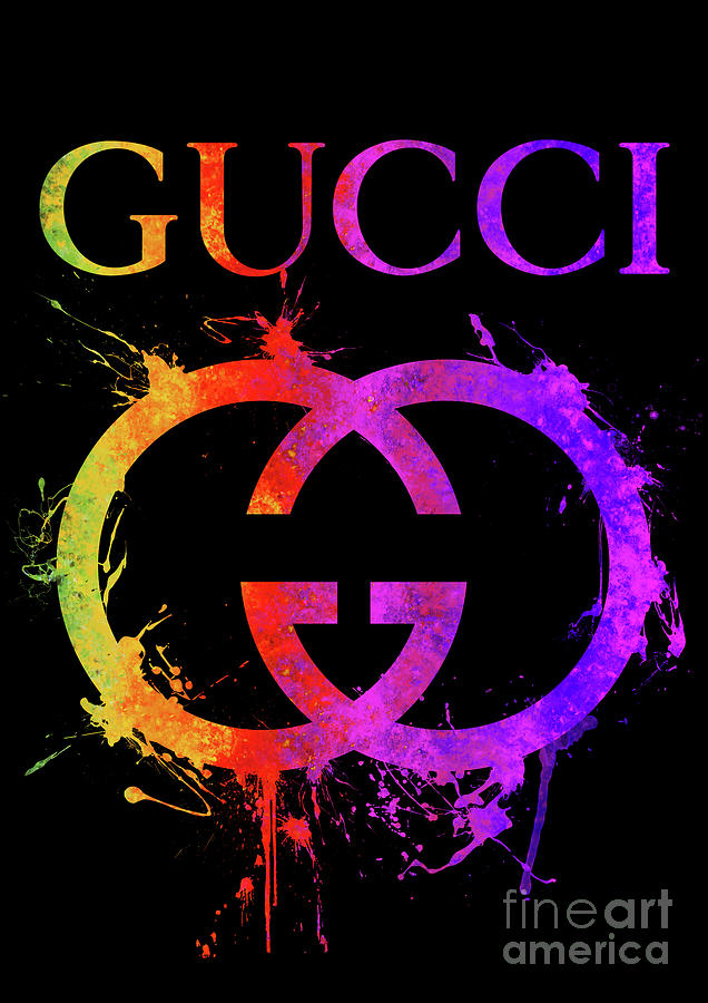 Gucci Logo 78 Digital Art by Prar Kulasekara