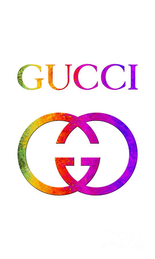 Gucci Logo - 89 Painting by Prar Kulasekara