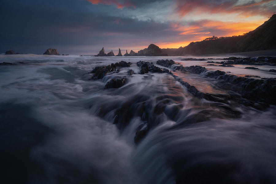 Gueirua Beach Photograph by David Navia - Fine Art America