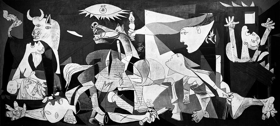 Abstract Painting - Guernica Painting Picasso by Pablo Picasso
