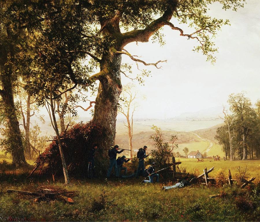 Guerrilla Warfare Photograph by Albert Bierstadt