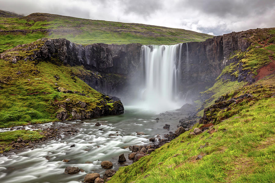 Gufufoss Iceland Photograph by Pierre Leclerc Photography
