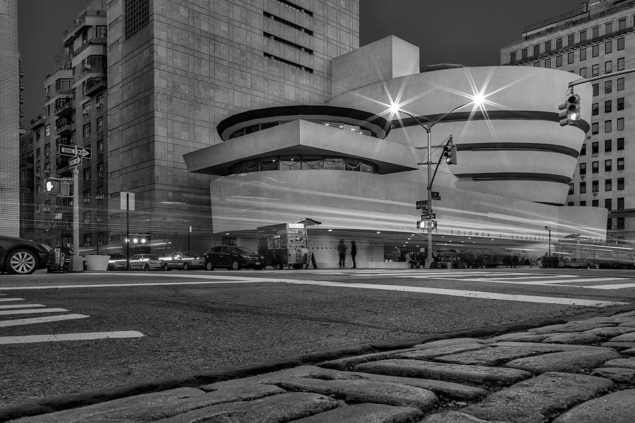 Guggenheim Museum NYC BW Photograph by Susan Candelario