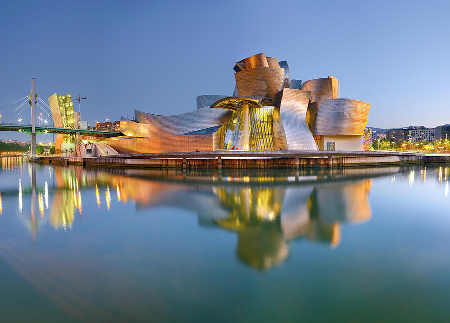 Guggenheim Museum, Spain Digital Art by Francesco Carovillano - Fine ...