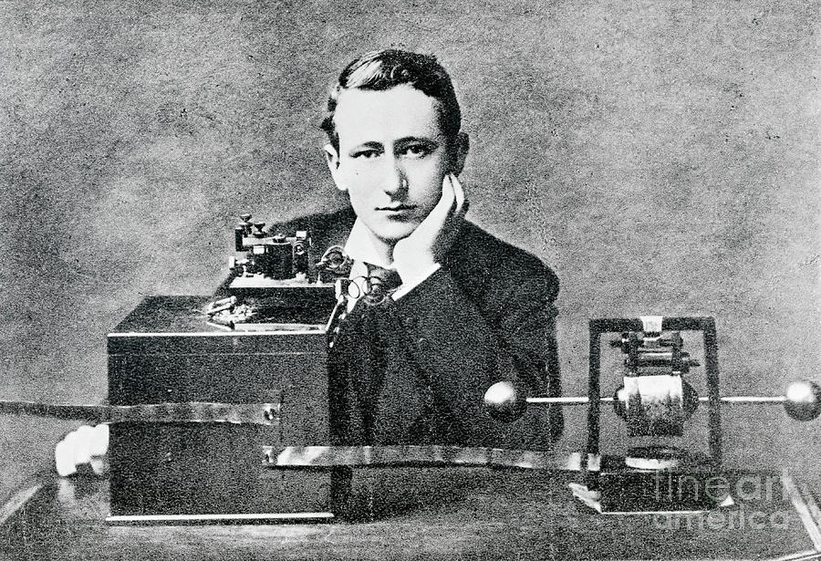 Gugliemo Marconi With Wireless Receiver Photograph by Bettmann