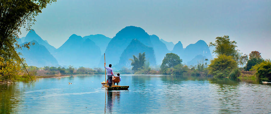 Guilin Li River Photograph by Albert Photo