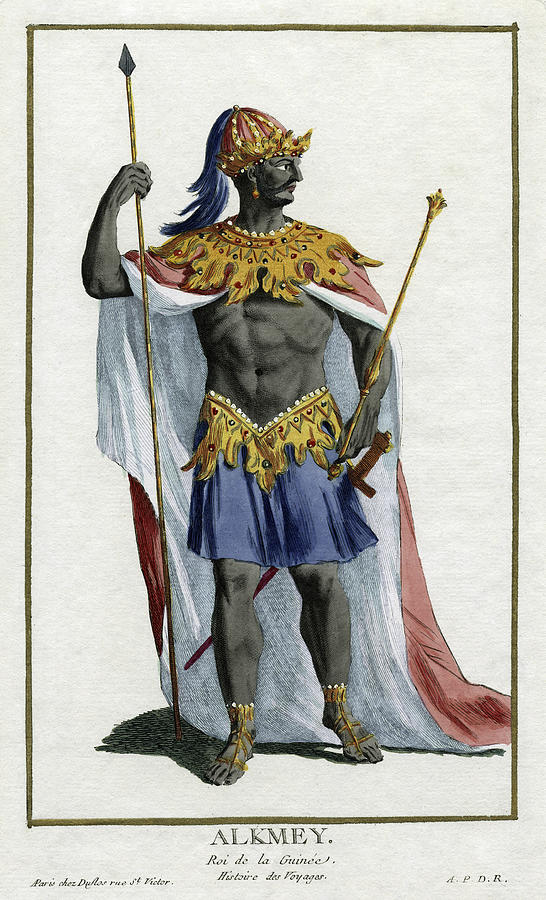 Guinea Nobility, 1780 Painting by Pierre Duflos