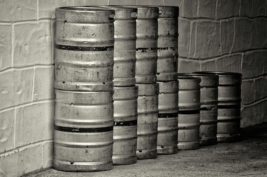 Guiness Kegs Photograph by Bill Cannon