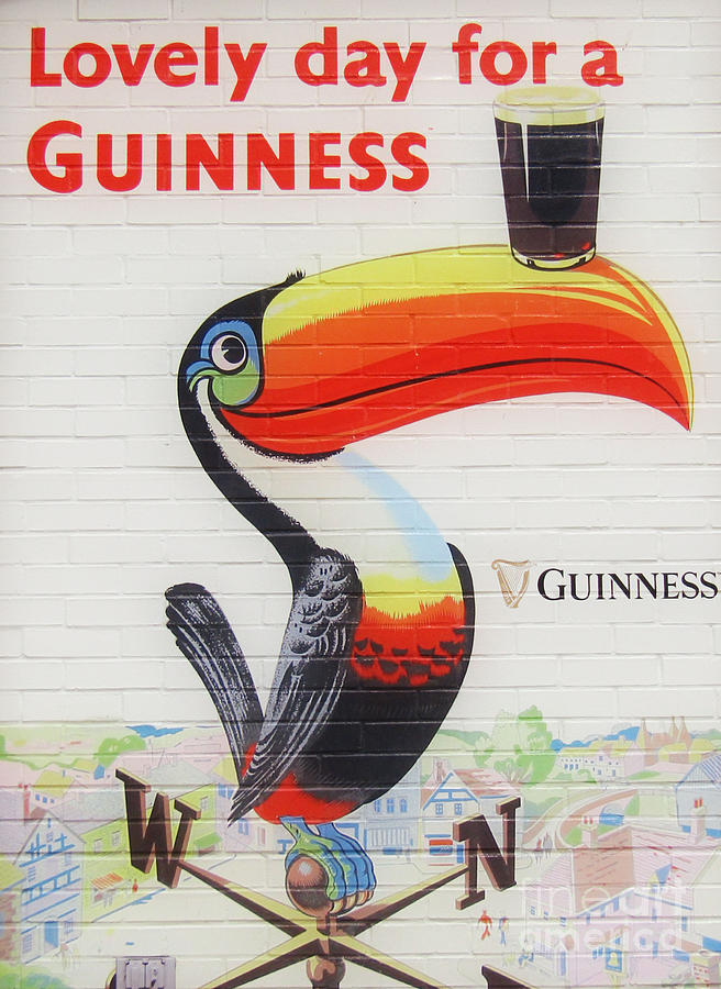 Guinness Mural Photograph by Kelly Awad
