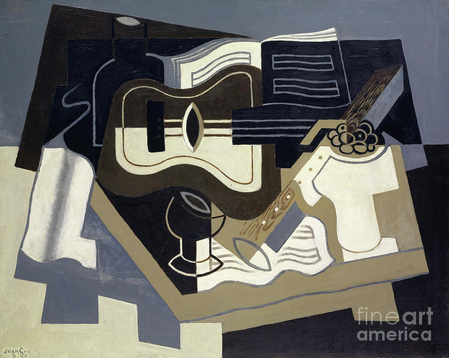 Guitar And Clarinet, 1920 Painting by Juan Gris