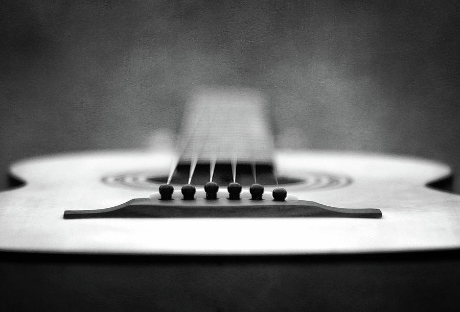 Music Photograph - Guitar by L. Shaefer