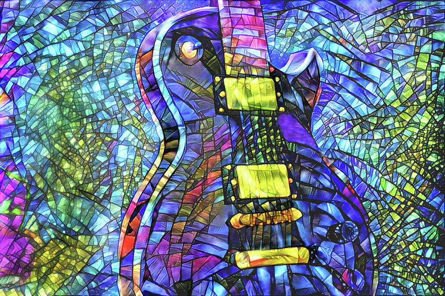 Guitar Worship Digital Art by Peggy Collins