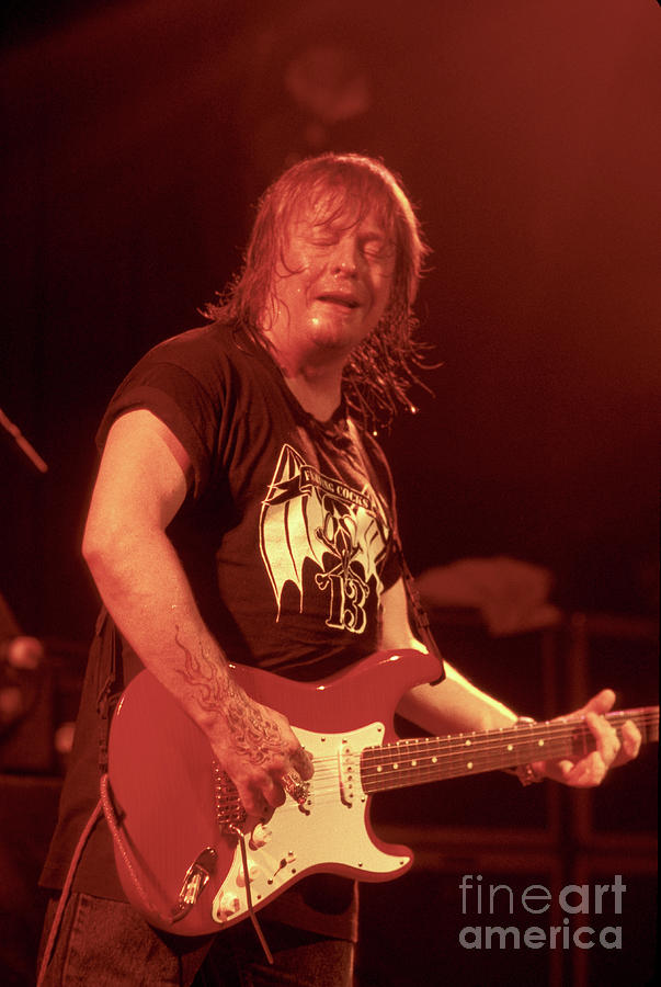 Rock And Roll Photograph - Guitarist Rick Derringer by Concert Photos