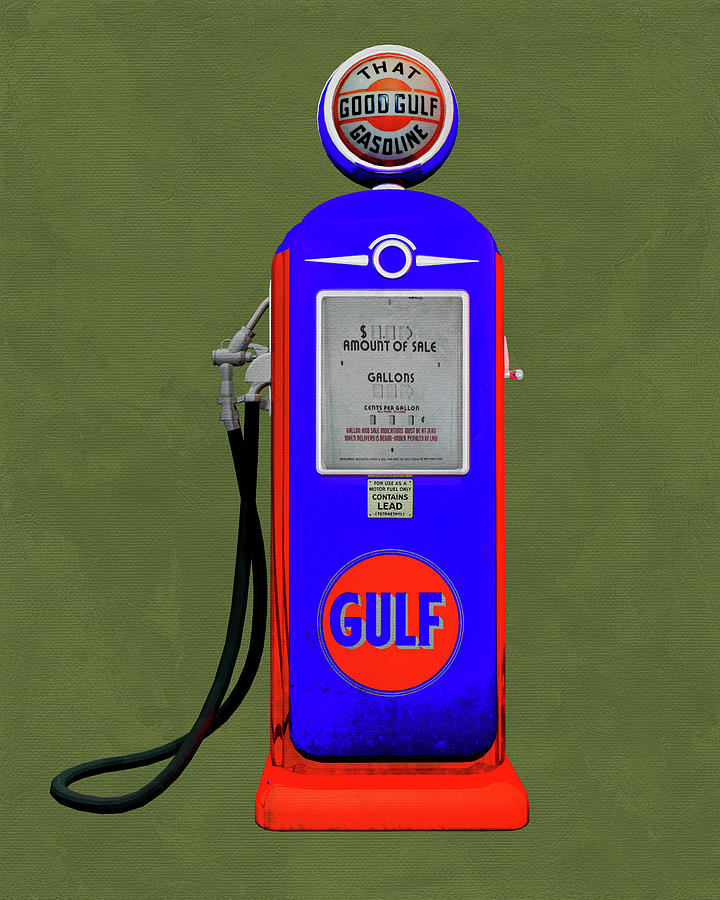 Gulf Gas Digital Art by Jan Keteleer