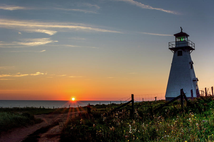 Gulf of St. Lawrence Sunrise Photograph by Douglas Wielfaert