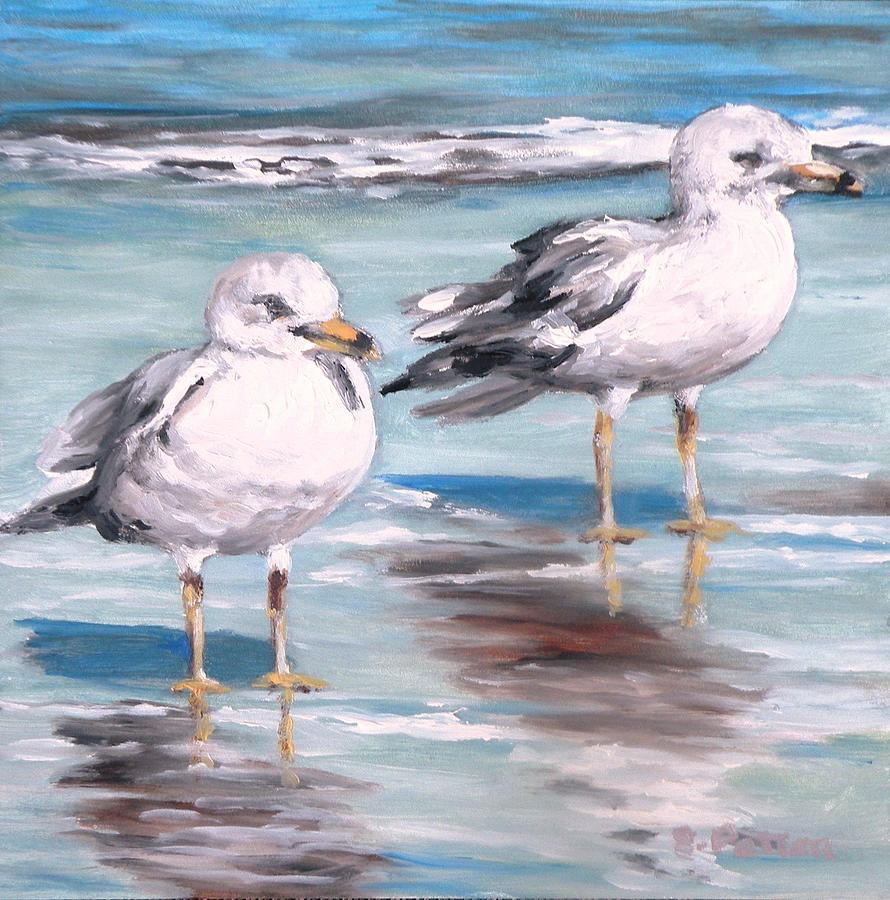 Gulls  Painting by Eileen Patten Oliver