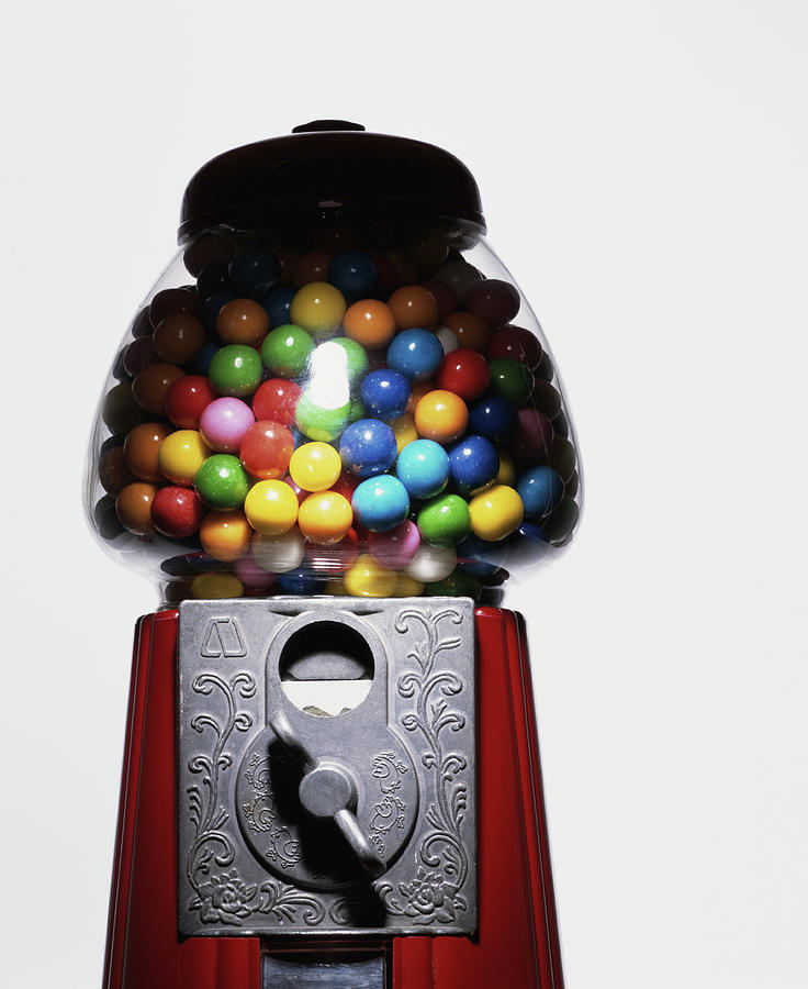 Coin Operated Photograph - Gumball Machine by Pm Images