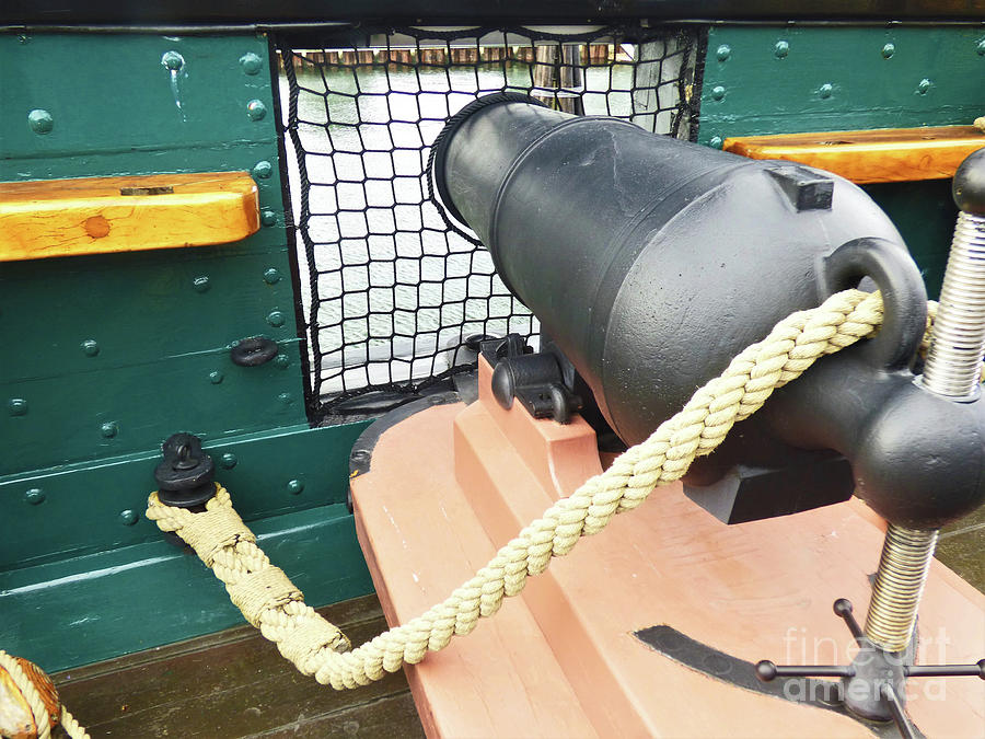 Gun of Old Ironsides USS Constitution Photograph by Sharon Williams Eng