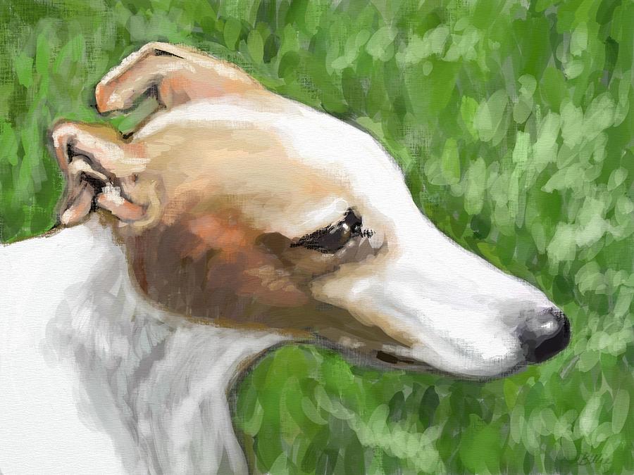 Cats Digital Art - Gus by Billie Mann Cats Digital Art - Gus by Billie Mann