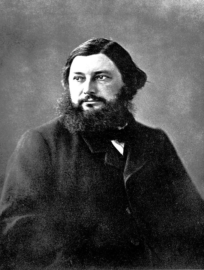 Gustave Courbet  Photograph - Gustave Courbet by Mansell Collection