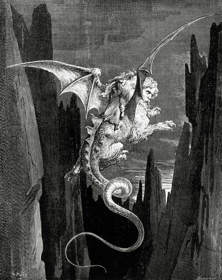 Gustave Dore Folio Dante's Inferno Dante Alighieri 1860 -  Israel