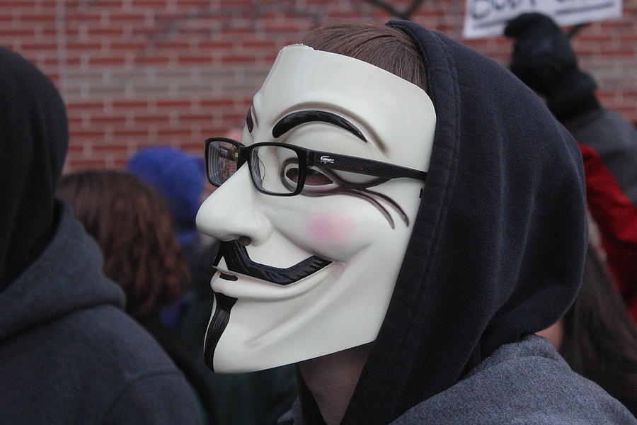 Guy Fawkes Mask Photograph - Guy Fawkes With Glasses by Callen Harty Guy Fawkes Mask Photograph - Guy Fawkes With Glasses by Callen Harty