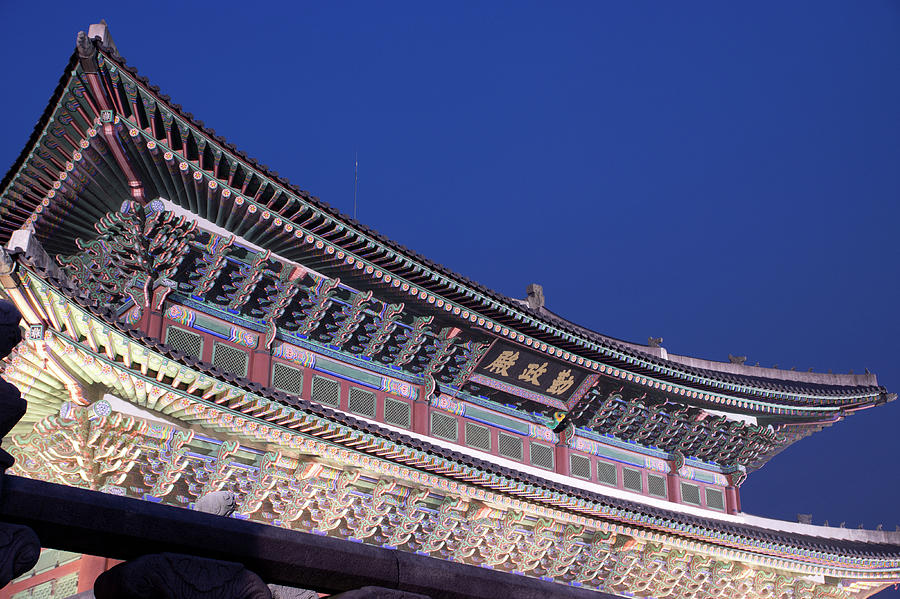 Gyeongbokgung Palace At Dusk Photograph by Image Courtesy Of Gengis Birsen