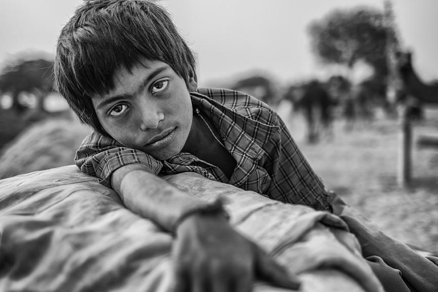 Gypsy Boy Photograph by Pavol Stranak